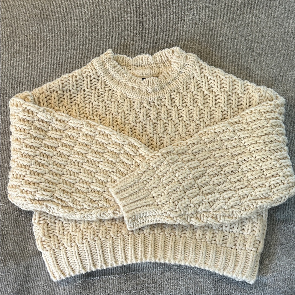 Women's Cropped Chunky Sweater